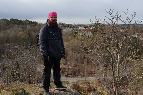 Linus Ögren ute i naturen