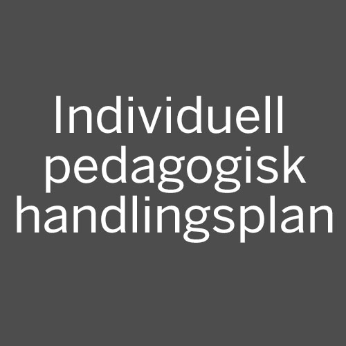 Individuell handlingsplan