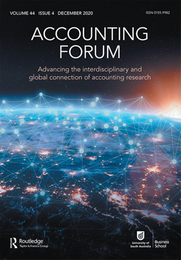 Accounting Forum journal cover image